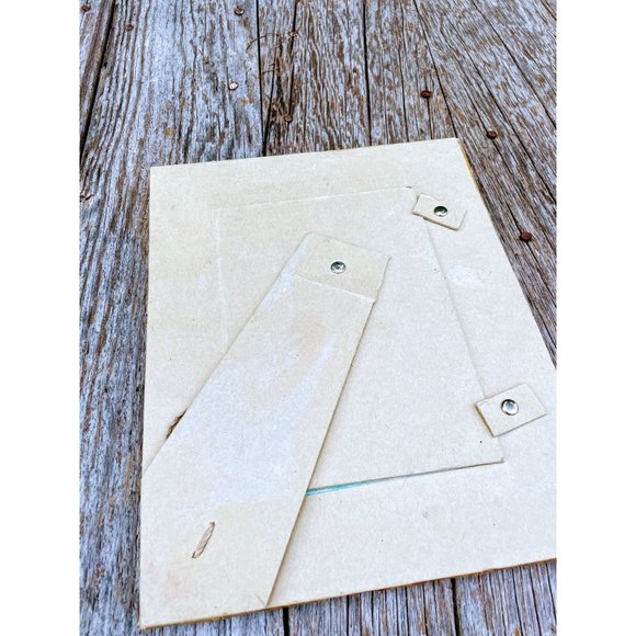 Vintage Paper Pulp Art Flower Painting With real L - Picture 10 of 12